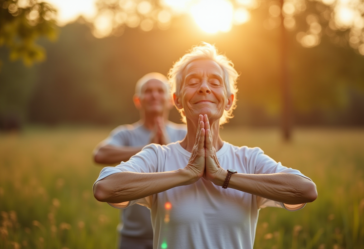 Група учнів kurnesthal під час медитації